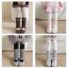 Bow Decor Kids Sock Cuffs Elastic Slouch Socks Fashion Calf Socks  Outdoor
