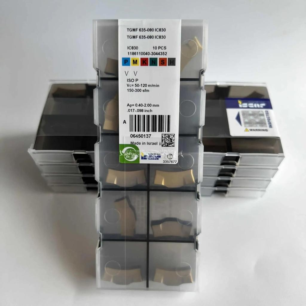 TGMF635-080 IC830 /Industrial indexable Carbide Inserts 10 PCS
