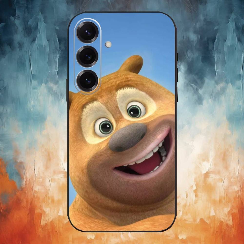 Cartoon Boonie Bears Phone Case For Samsung Galaxy A91,80,73,72 ,71,53,52,32 ,31,22,21s,20,Soft Black Case