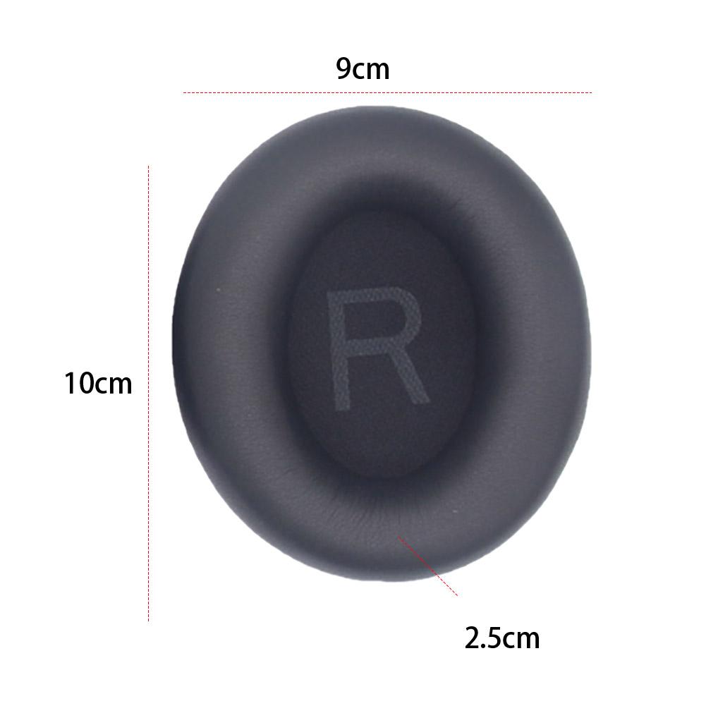 Headphone Protective Cover Protein Leather Headset Ear Cushion Replacement Headset Soft Ear Pads for Anker Q45 Soundcore Life