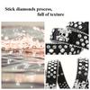Fashion Diamond Western Cowboy Style Y2K Women's Belt PU Leather BB Belt Denim Dress Accessories