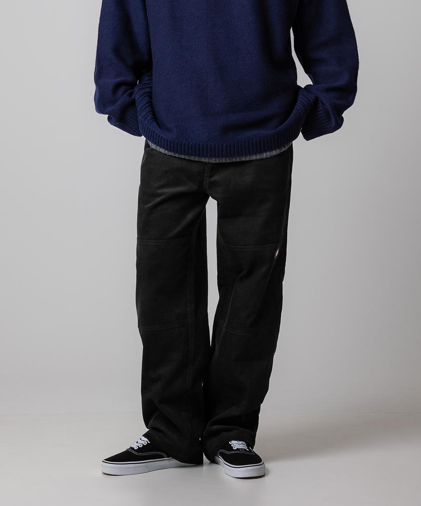 DICKIES Double Knee Corduroy Work Pants Black