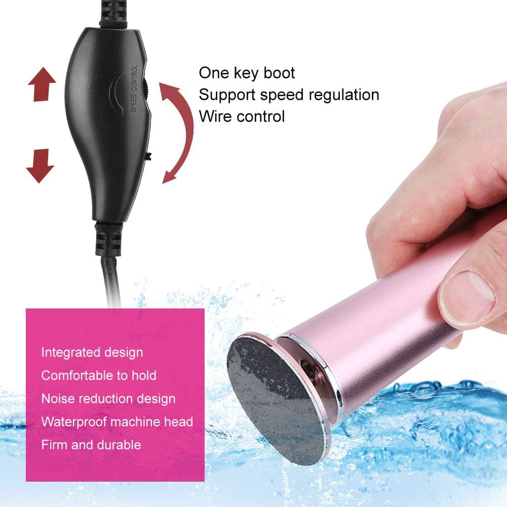 Foot Scrubber Electric Foot File Pedicure Tools for Feet Electronic Callus Shaver Pedicure Kit for Cracked Heels and Dead Skin