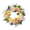 Artificial Dahlia Orchid Wreath For Spring Wedding Party Decorations Door Artificial Flower New Artificial Hanging Flowers