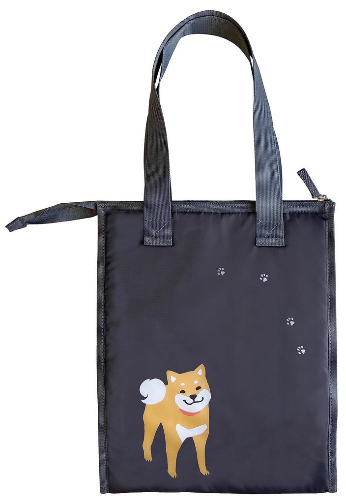 Ken Abeille Shopping Tote Shiba Gray [Onishi Seihan] Bag, Inu,