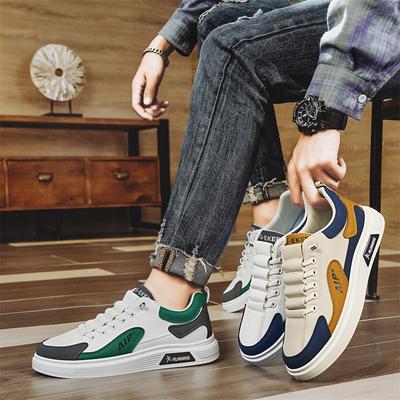 Men 's Casual Four Seasons Fashion Skateboarding Students Comfortable Sneakers Boys Trending Soft Sole Breathable Shoes