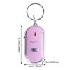 2Pcs Key Finder 5.7cm Keychain Whistle Remote Control Flashing Key Tracker Device Portable Waterproof Anti-lost Key Ring Holder