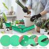 5pcs Waterproof Gardening Planting Mat with Sturdy Edges - Heavy-Duty Easy-Clean Soil Mix Suitable for Indoor/Outdoor Use, Turquoise Durable Plant Bed