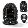 LICKER ABS Resin Lightweight Chastity Cage With Belt Breathable Penis Lock Cock Rings Dick Restriction For Men Gay Sissy Sex Toy