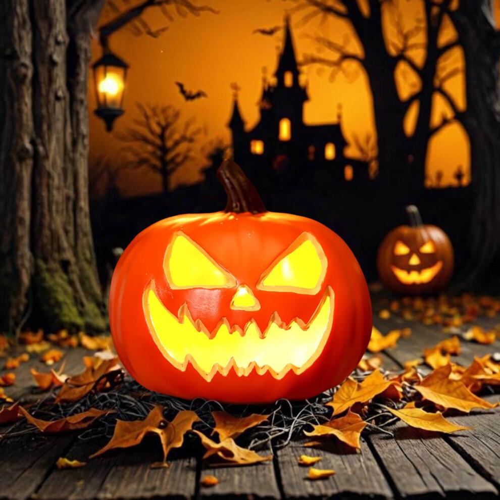 Pinkunn LED Pumpkin Lanterns Halloween Decor 6 PCS