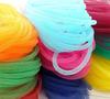 Tubo in Rete Elastica Colorata da 8 mm per Decorazioni Natalizie e Accessori in Tessuto per Copricapi
