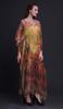 Phagun Mughal Monuments Long Caftan Maxi Dress Beach Swimwear Cover up Womens