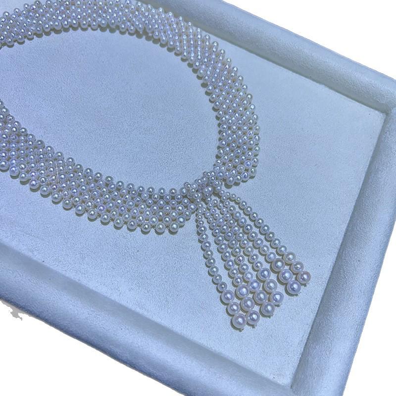 Star Bride Multi-Layer Freshwater Pearl Qipao Necklace