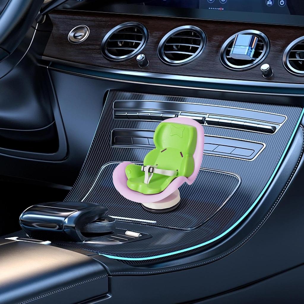 Plüsch Kindersitz, Auto Puppe, Auto Lüftungsschlitz Clip Puppensitz, Puppen Autositz -
