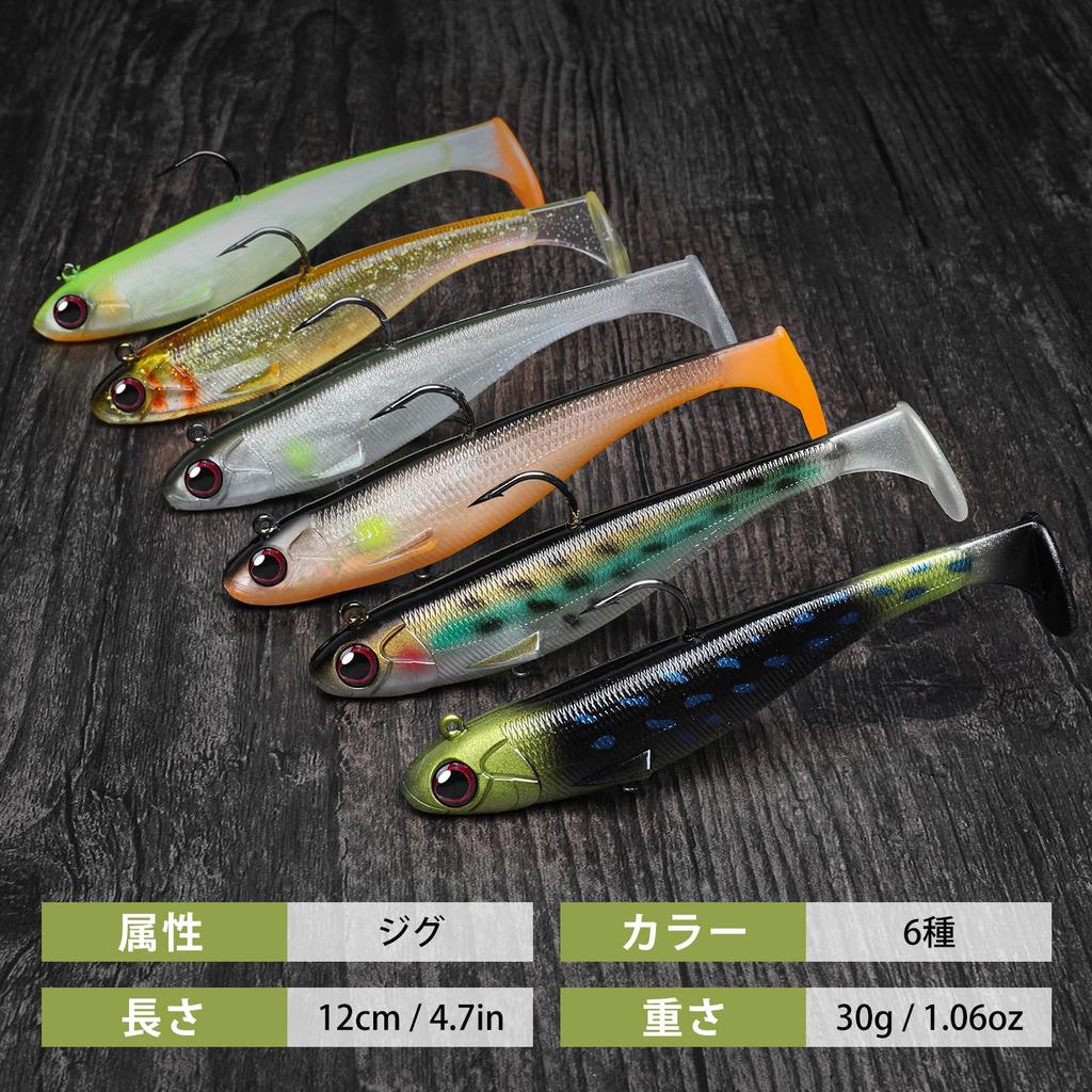 TRUSCEND Denmori Soft Lure with Exquisite Perfect for Family Easy for Children To Equipped with Rotating Great Suitable for Any Water Suitable for Sea