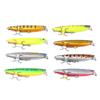 8pcs 8cm 14g Minnow Fishing Lures Sinking Hard Baits Set Super Long Cast VIB Lures for Bass Trout Perch