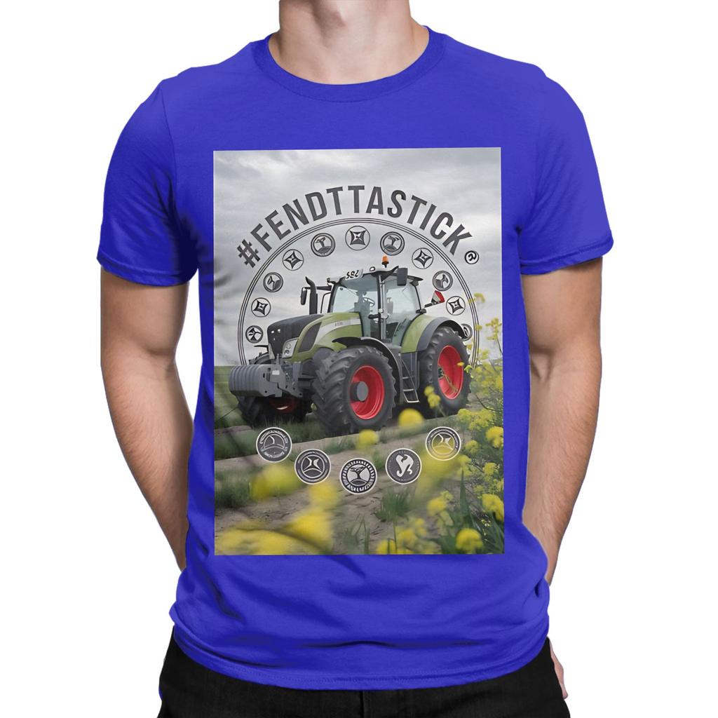 Fendt GerUnisex Tractors Fendttastick Novelty 100 Cotton TShirt Fendt Tops Tees For Unisex