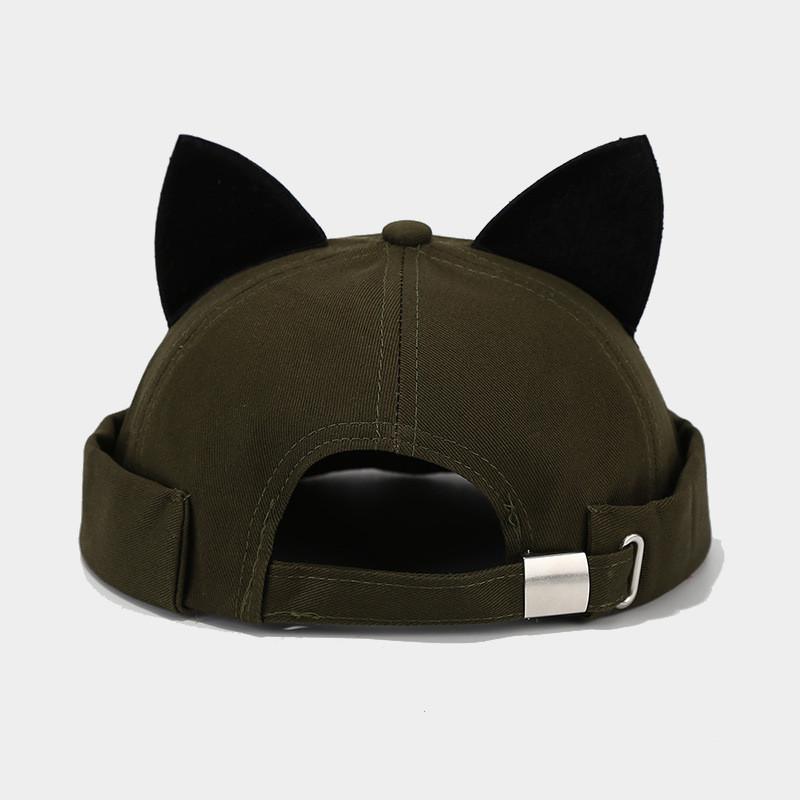 

Unisex Adjustable Cap With No Brim And Breathable Fabric For Spring And Fall зелений