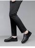 Herren Schnür-Loafer aus echtem Leder - Bequeme Rindsleder Business-Schuhe