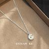 Cui Yan S925 Sterling Silver Daisy Necklace - Korean Summer Forest Style Women's Choker Jewelry