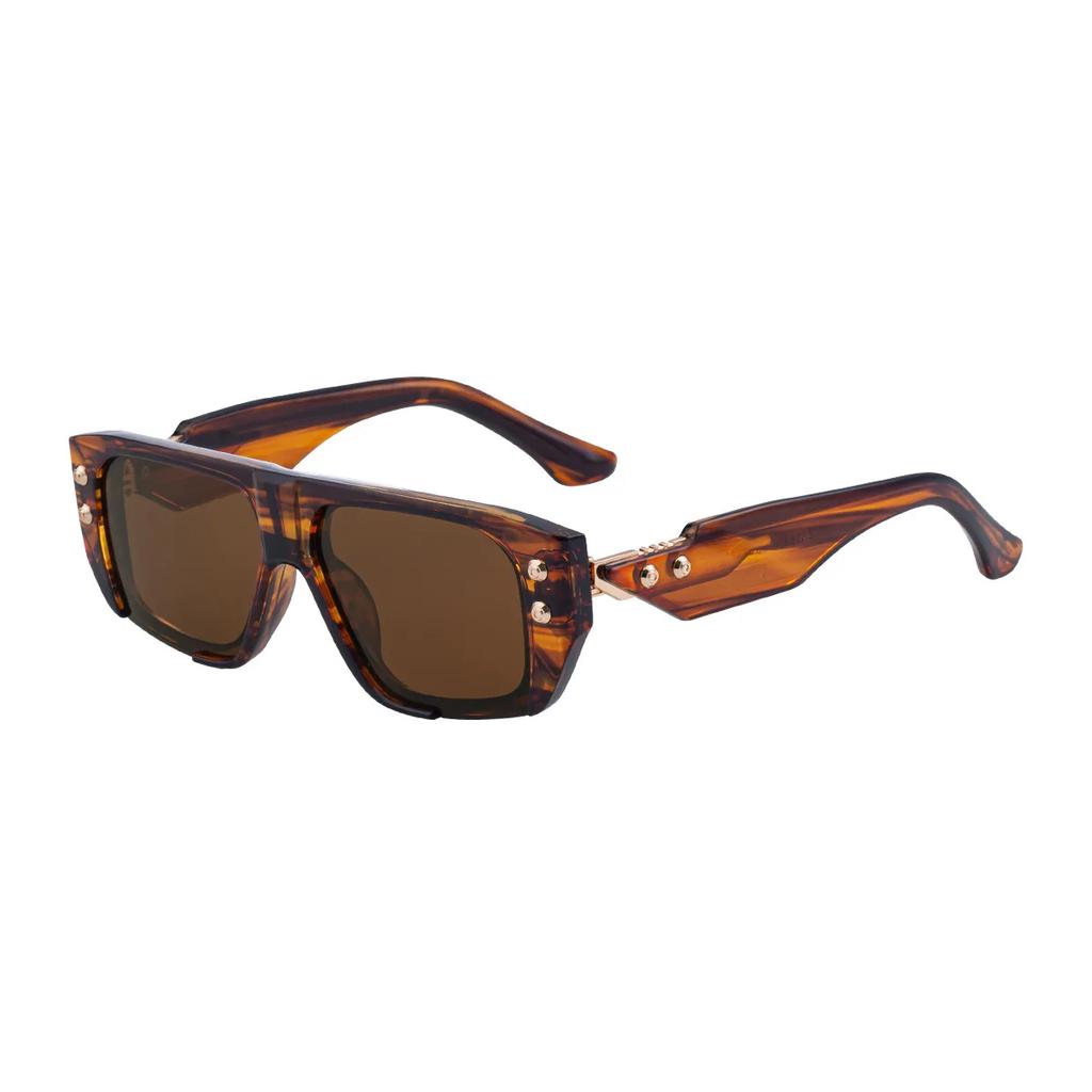 Classic Rivet Designer Style Style Irregular Sun Glasses Glasses Ladies For Men Classic Sun Eyeglasses Punk Popular Big Spectacle Frame Frame