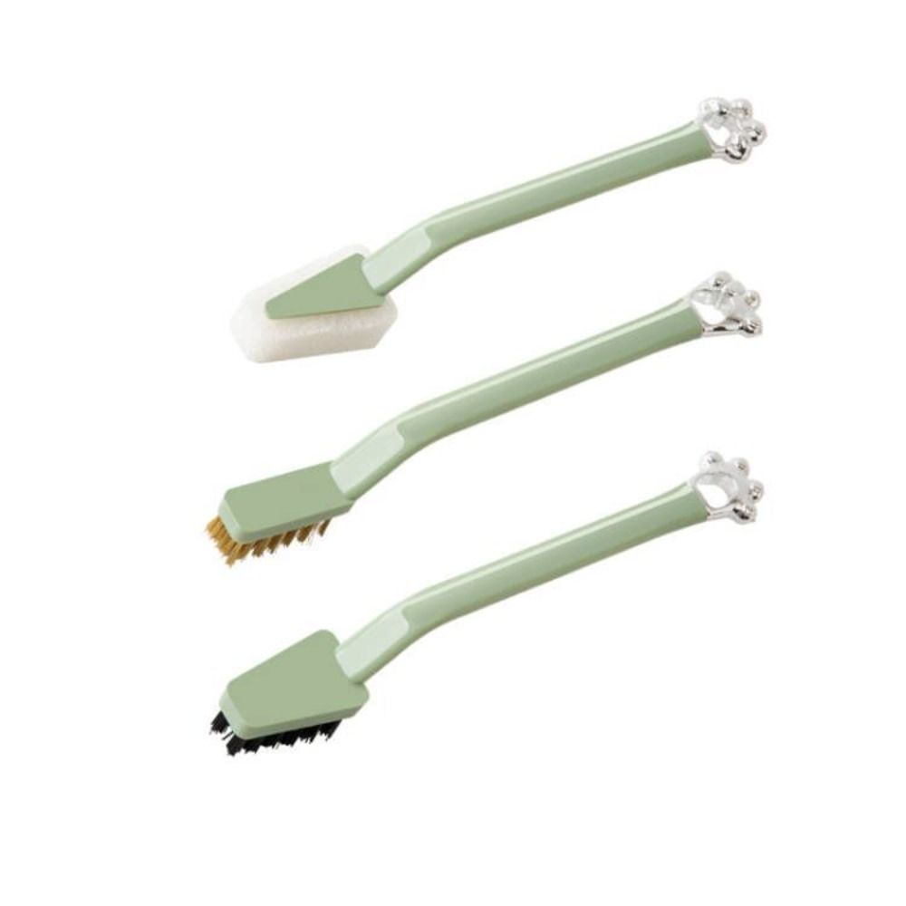 

Набор щеток для чистки кухни, глубокая латунная проволочная щетка для газовой плиты, щетка для газовой плиты, щетка для чистки вытяжки, жира, грязи зелёный