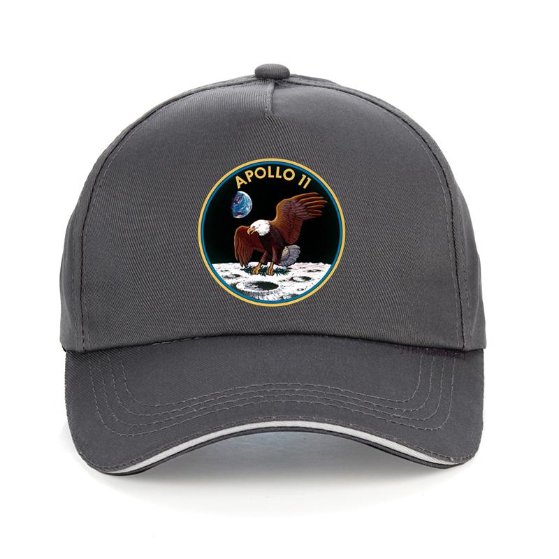 Usa Apollo 11 50Th Anniversary Moon Landing Print Baseball Cap Unisex Cool Summer Adjustable Dad Hat Snapback Hats