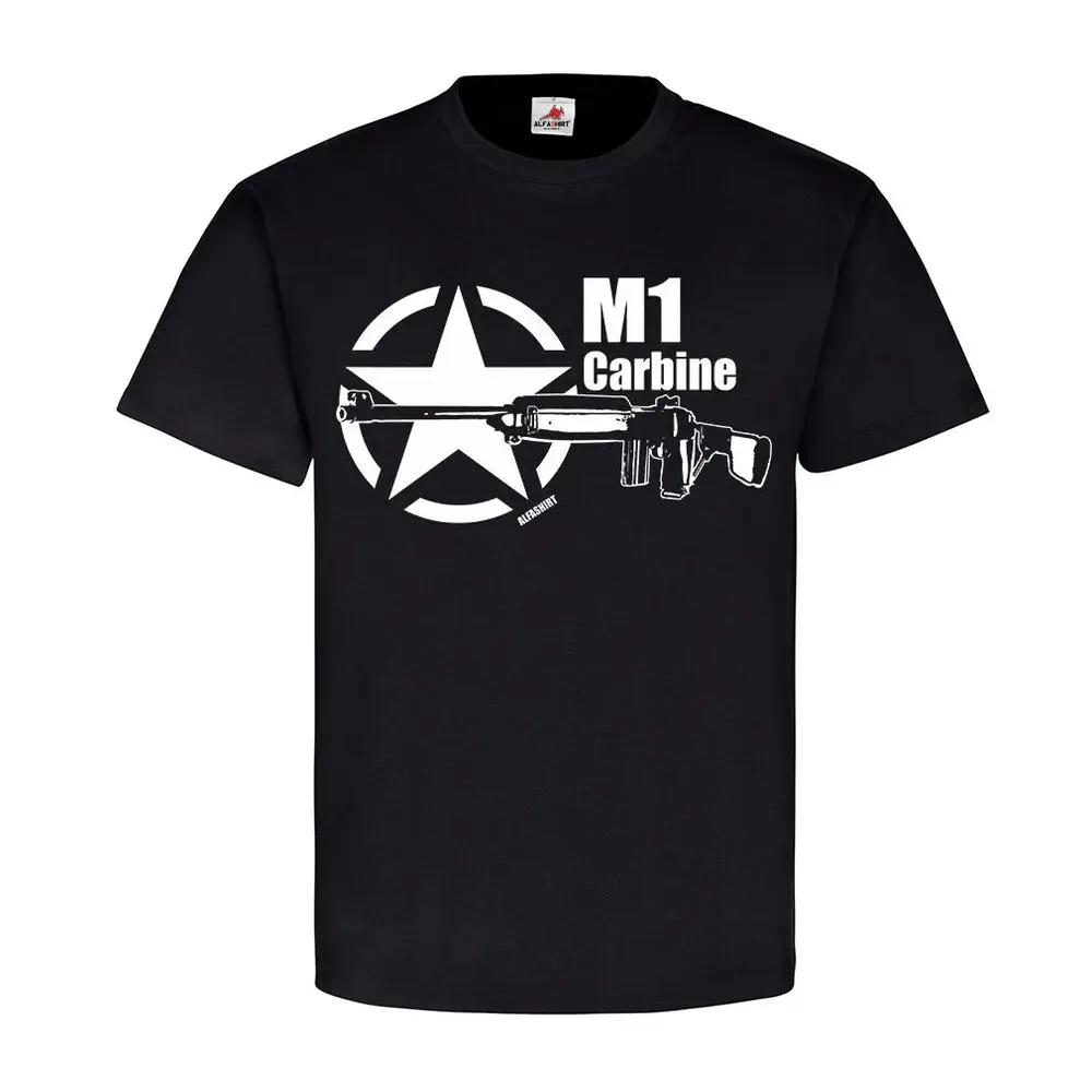 M1 Carbine WWII US Army Weapon Selfloading Rifle TShirt 100 Cotton ONeck Summer Short Sleeve Casual Mens Tshirt Size S3XL S