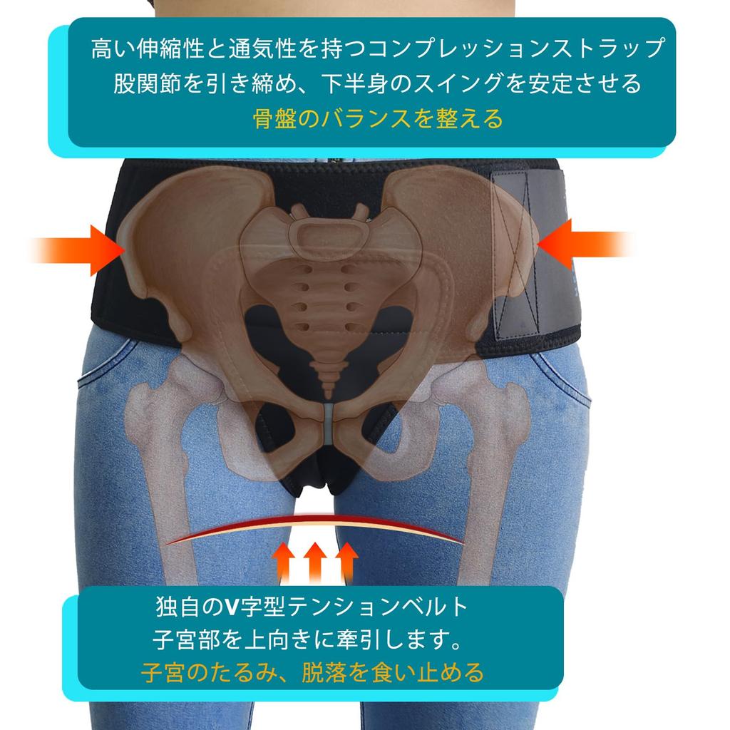 Pelvic Support Girdle Uterine Support Girdle For women to treat bladder uterine vulvar varicose and pubic symphysis dysfunction ptosis, prolapse,