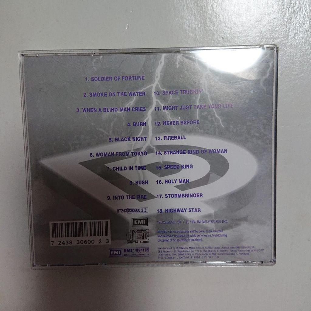 [USED] Rare Korean edition! DEEP PURPLE/Soldier of Fortune