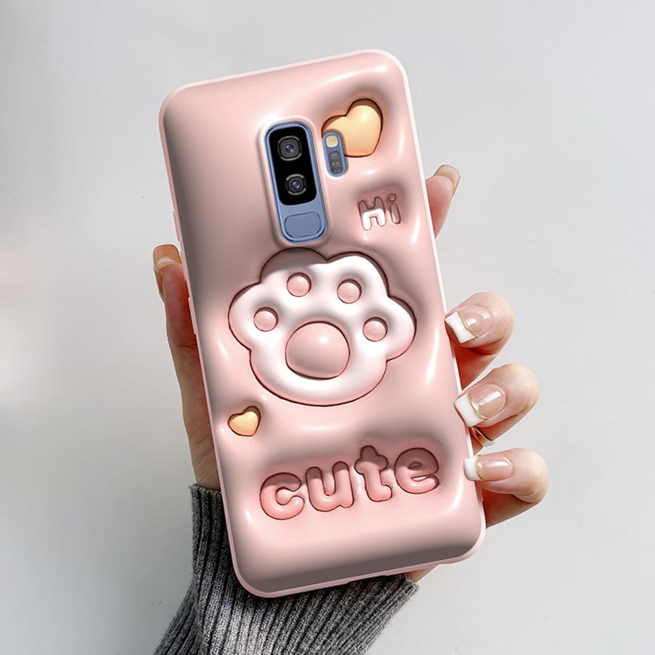 Case For Samsung Galaxy S9 Case G960F Astronaut Cover Silicone Phone Cases For Samsung Galaxy S9+ S 9 Plus G965F Fundas Bumper
