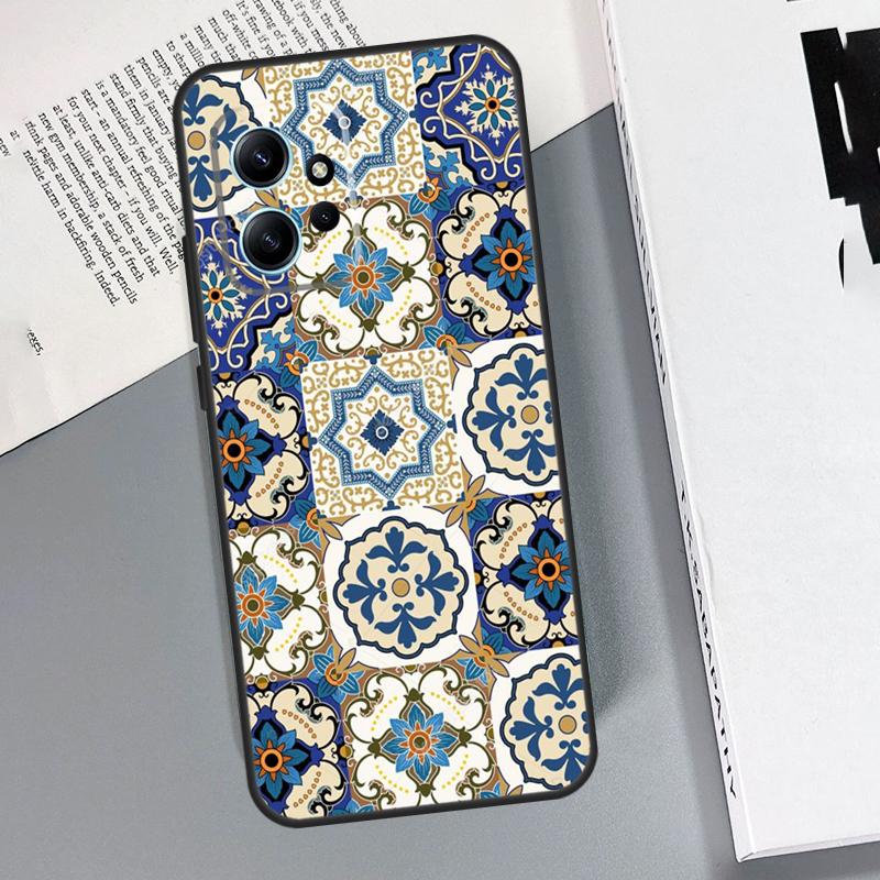 

Чехол с узором марокканской плитки для Xiaomi Redmi Note 13 11 10 12 14 15 Pro Plus Чехол для Redmi 15 15C 14C 10C 13C 12C Redmi Note 15 Pro 5G