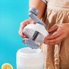 Manual Home Small Shaved Ice Machine Fruit Smoothie Maker Hand-Shake Ice Crusher Smoothie Ice Cream Maker For Home Kitchen
