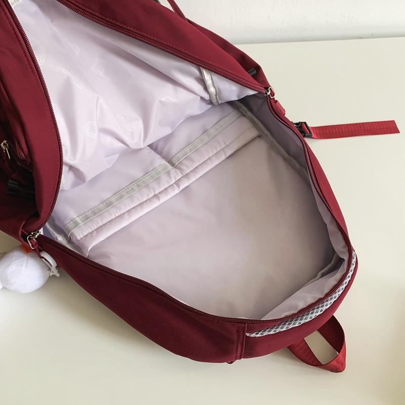 Female Large Capacity Backpack Letter Print College Style Student Waterproof Schoolbag Male Travel Backpack