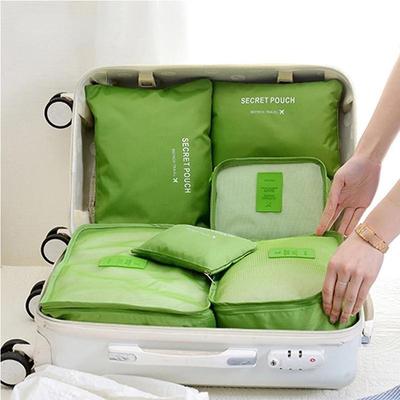 6 Teile/satz Reise Koffer Organizer Taschen Gepäck Verpackung Würfel für Reise Organizer Lagerung Schuh Kleidung Gepäck Organizer Taschen