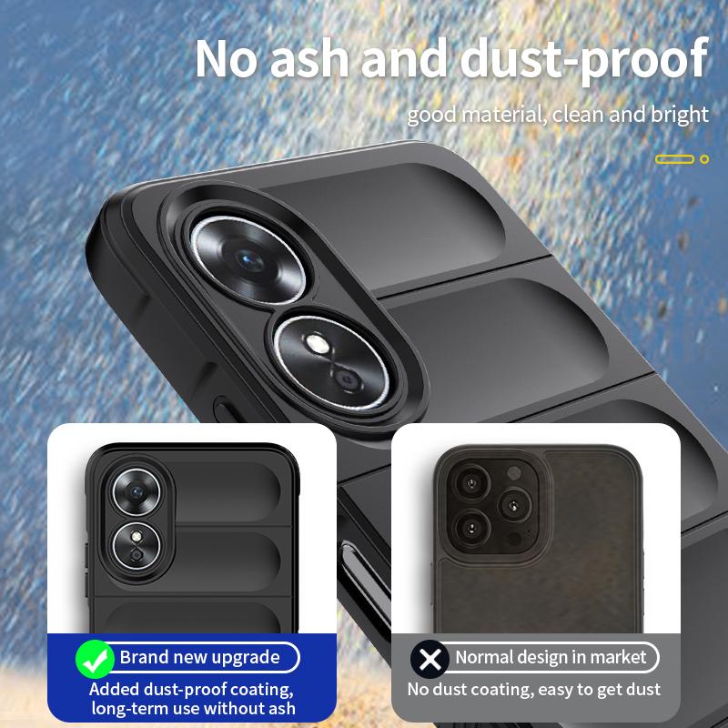 Shockproof Case For OPPO A17 A57 A57S A77 A18 A38 A58 A78 4G Silicone Back Coque for Realme C51 C53 C55 C65 C67 Note 50 Cover