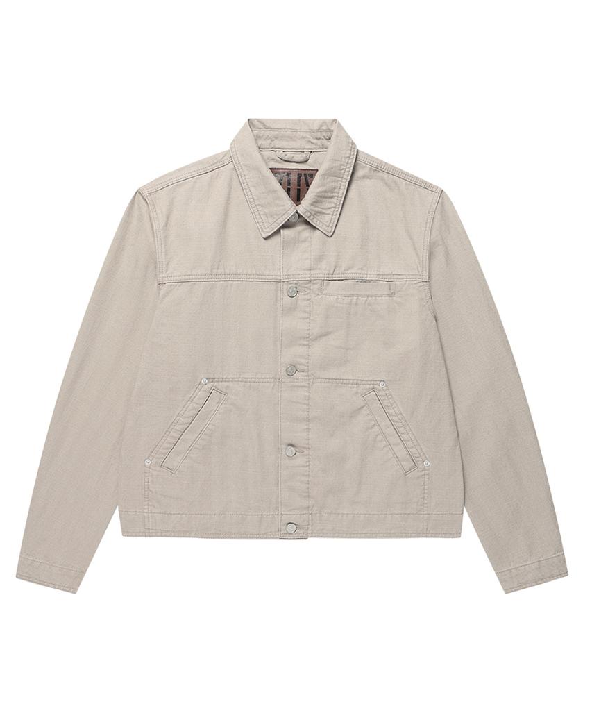 Kichul Pioneer Cotton Trucker Jacket (Beige)