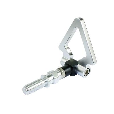 BMW Aluminum CNC Racing Tow Hook Tow Hook for Front and Rear (Silver)