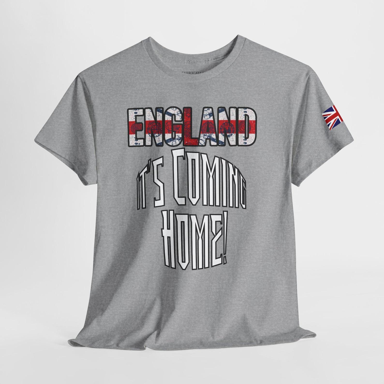 England Football Fan T-Shirt | It s Coming Home Graphic Tee | Soccer Tournament Apparel 3XL