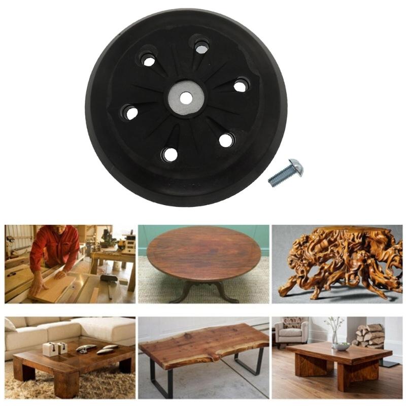 PU Material Polishing Disc With 6 Holes Suitable For Efficient Surfaces Finishing On Metal Wood Plastic Smooth Finishing