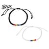 Lightweight Woven Wristband Rainbow Beads Bracelet for Men Women Handmade Bohemian Style Beaded Jewelry Braided String Bracelet Adjustable