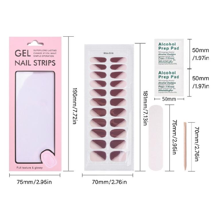 Breathable Nail Stickers Wraps With Seamlessly Fit Not Needed Heat Tool  For Home Salon Experience All Day Wear