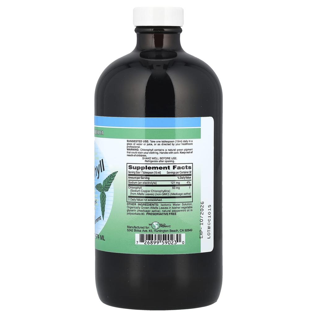 World Organic, Liquid Chlorophyll