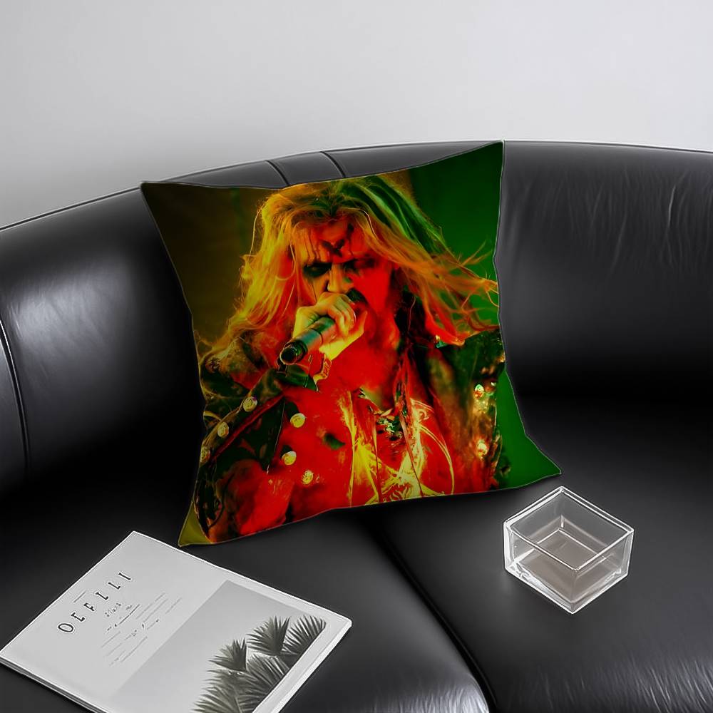 

Rob Zombie Pillow Case Anti-dustmite Invisible Zipper Sofa Bed 12x12Inch