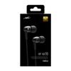 Radius HP-NX10 Hi-Res Audio Earphones: Ne new ear NeEXTRA Series FLW Structure Driver Wired In-Ear Earbuds with Remote and Mic (HP-NX10K) (Black)