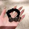 1PCS Bold and Durable Hair Ties with Beautiful Flowers- High Elastic Hair Bands for Women Elegant Ponytail Hair Rope Holders