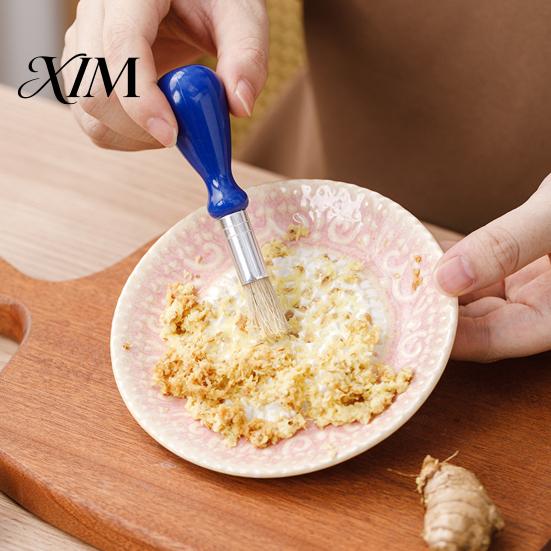 Baby Complementary Food Grinder Ceramic Garlic Grater Plate, Embossed Grinding Dish for Grating Kitchen Vegetable Puree Maker Wasabi Ginger