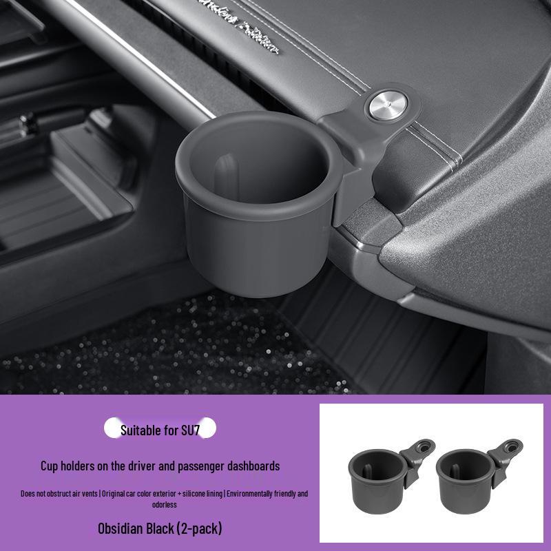 Porta-copos sob medida para Xiaomi SU7: Cor Original e Acessório Multifuncional para Interior de Carro
