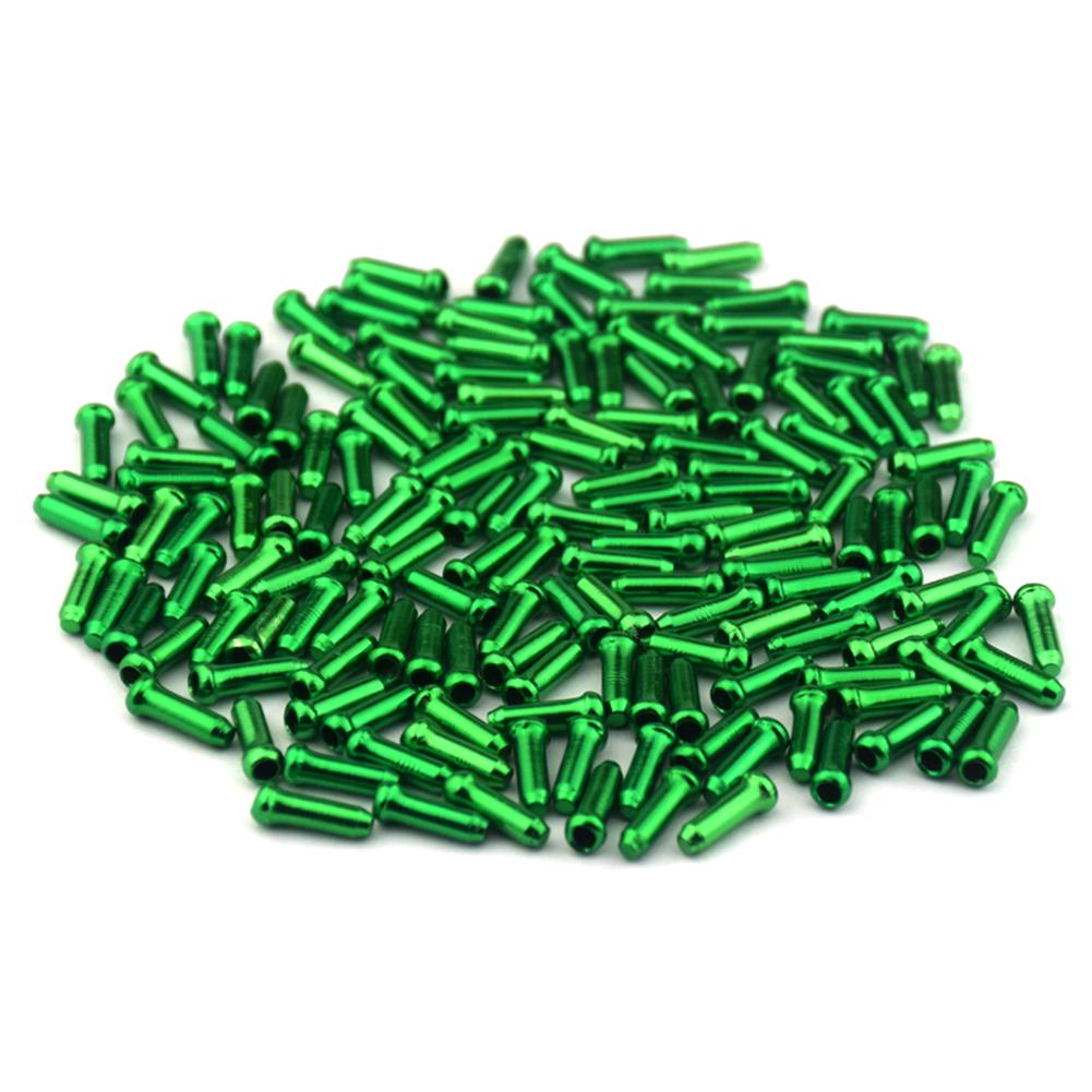 50 Pcs/lot MTB Bicycle Brake Shifter Inner Cable Tips Crimps Aluminum Alloy Cycling Parts Bike Derailleur Shift Cables End Caps