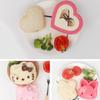 Teddy Bear Sandwich Mold Bento Lunch Sandwich Bread Mold Cutters Shapers Maker